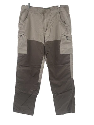 Мужские штаны-карго CABELA'S 38R бежевый хлопок с коричневым нейлоном до колена - Изображение 1 из 4