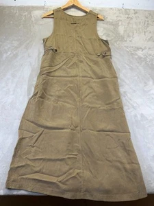 Eddie Bauer Maxi Dress Women's Size Med Tan Sleeveless Round Neck Pullover Top - Picture 1 of 5