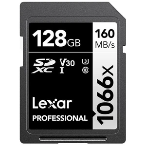 128GB Professional 1066x SD Card, UHS-I, C10, U3, V30, Full HD, 4K, Up To 160... - Picture 1 of 8