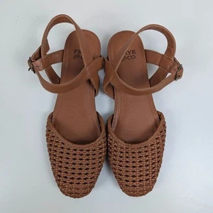 FRYE AND CO. | Sandali bassi in tessuto marrone taglia 7 - Foto 1 di 6