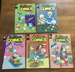 5 1980-1981 Whitman Walt DISNEY COMICS And Stories DONALD DUCK - Picture 1 of 12