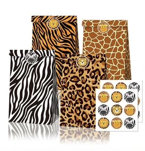 Bolsos de fiesta de animales selva con pegatinas foto n mezcla bloque de dulces estampado inferior animal - Imagen 1 de 5