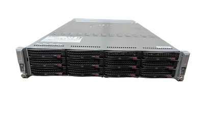 Supermicro 2U CSE-217 2-Node X9DRT-HF+  4x Xeon E5-2670 v2 2.5ghz 256gb 12xTrays - Image 1 of 4