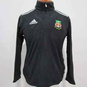 Adidas Men’s ¼ Zipped Fleece Crew Black Chest Size 40/42 UK M Sku 8259 - Picture 1 of 15