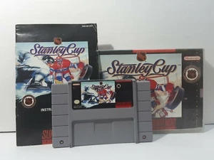 NHL Stanley Cup (Super Nintendo [SNES], 1993) Usado, Manual, Estuche de Plástico - Imagen 1 de 6