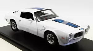 Welly 1/18 Scale 12566W - 1972 Pontiac Firebird Trans Am - White - Picture 1 of 4