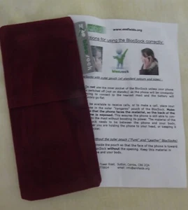 Blocsock, Handy Anti-Strahlung Tasche, 15 x 7 cm, bordeaux - Bild 1 von 1