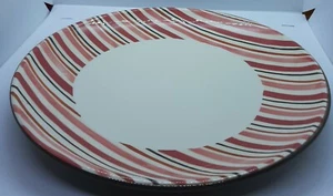 ROYAL DOULTON JUBLIEE LADEPLATTE 12" ROSA STREIFEN/BURGUND KÜCHENPLATTE - Bild 1 von 2