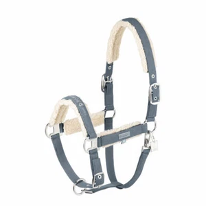 Eskadron licou denim double épingle polaire nounours acier bleu sport classique 25 F/S - Photo 1 sur 2