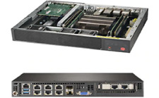 Supermicro ‎SYS-E300-9D-4CN8TP Compact Server - Black