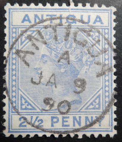 Antigua Scott # 14, Used Cover