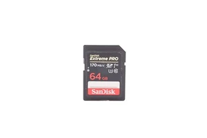Tarjeta de memoria SanDisk SD 64GB Extreme PRO Card Memory Card 170MB/s - Imagen 1 de 1