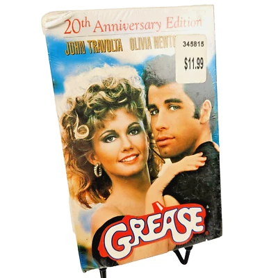 Sealed GREASE VHS 20th Anniversary Edition Limited CD & Script - Image 1 of 4