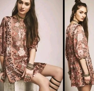 For Love and Lemons Teresa Silk Mini Dress - Picture 1 of 8