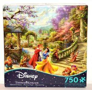 Ceaco 750 Piece Jigsaw Puzzle - Disney “SNOW WHITE” by Thomas Kinkade – 2008  - Picture 1 of 6