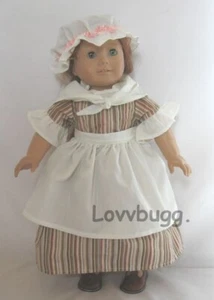 Colonial Work Dress For Felicity American Girl 18" Doll Clothes FREESHIP ADD-ONS - Picture 1 of 24