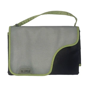 JJ Cole Diaper Changing Pad, Foldable Gray Green Unisex Tote - Picture 1 of 7