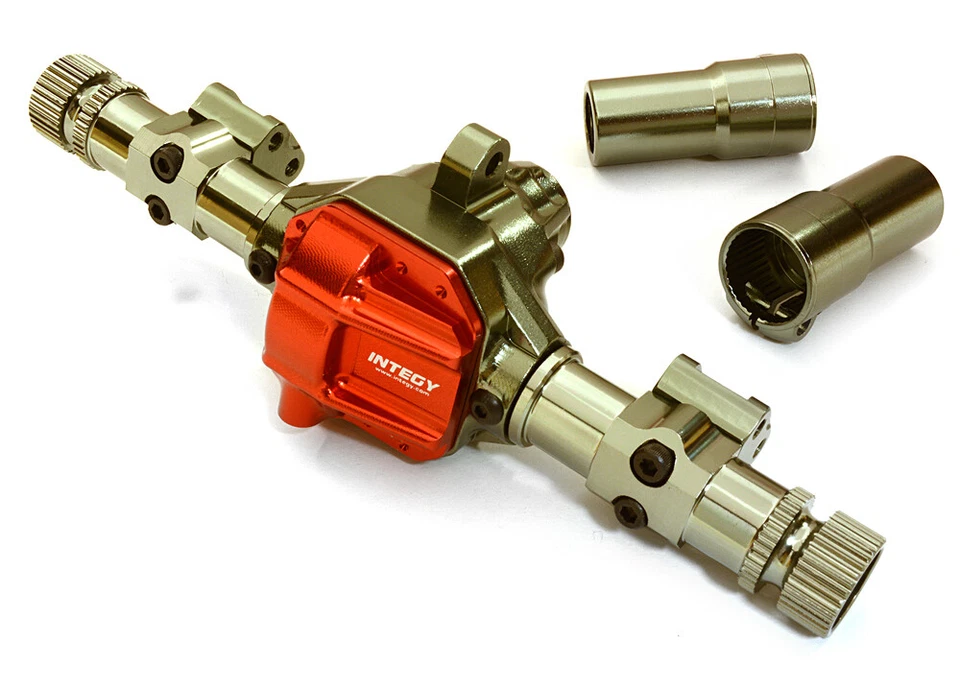 NEW Integy Aluminum Rear Axle Housing Kit : Axial SCX10 II Rock Crawler - Image 1 of 1