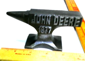 John Deere anvil vintage collectible old tractor barn farm memorabilia - Picture 1 of 5
