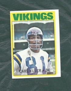 Tarjeta de fútbol americano 1972 Topps #20 Carl Eller Minnesota Vikings EX+ - Imagen 1 de 2