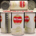 Old Crown Beer Stay Tab ( Air-Filled Can ) Peter Hand Brewing Chicago IL 59J A/F