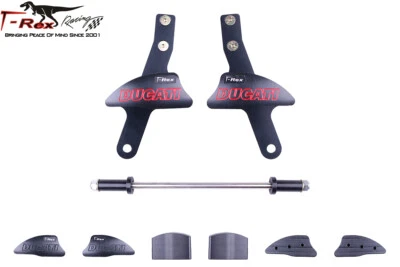 Deslizadores de cuadro sin corte T-Rex Racing 2013-2017 Ducati Hypermotard/Hyperstrada Foto 1 de 4