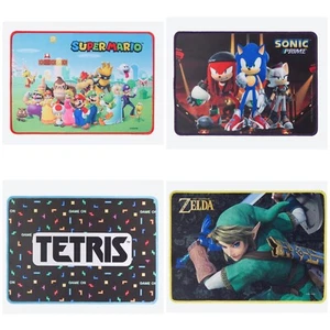 Mauspad Gaming Mousepad Maus Unterlage Tetris Super Mario Zelda Sonic 35x25 cm - Bild 1 von 5