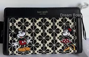 Borsa a tracolla Kate Spade X Disney 100 Topolino e Minnie jacquard nuova con etichetta - Foto 1 di 6