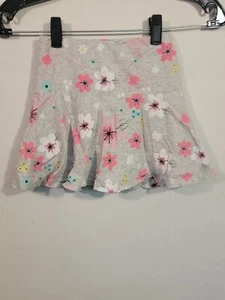 Jumping Beans Girls Gray Floral Skirt  Size 7 - Picture 1 of 5