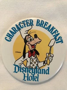 "Botón de desayuno Goofy de personaje de hotel Disneyland 3""" - Imagen 1 de 7