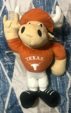 University of Texas Longhorns UT 23"  Bevo Mascot Plush Stuffed Toy Factory Cover