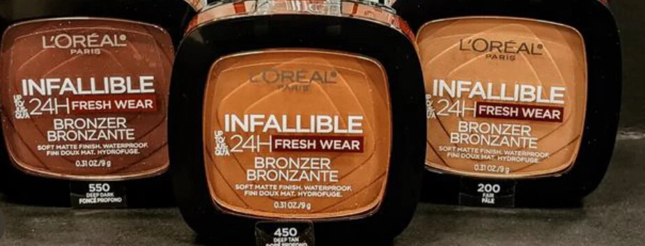 L’ Oreal Infallible 24H Fresh Wear Soft Matte Waterproof Bronzer Pick 1 New - Image 1 of 4