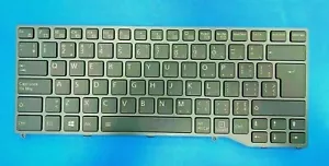 Fujitsu Lifebook U747 U748 U749 E449 E548 E549 English Keyboard BACKLIT BLACK - Picture 1 of 2