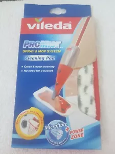 Vileda ProMist Spray Mop Refill Microfibre Pad Quick Easy no need for a bucket - Foto 1 di 7