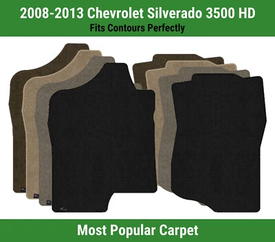 Tapetes carpete Lloyd Ultimat primeira fila para 2008-2013 Chevrolet Silverado 3500 HD  - Imagem 1 de 4