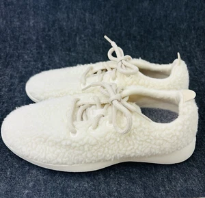 Allbirds Womens Sz 8 Wool Runner Fluff Natural White (White Sole) Running Shoes - Picture 1 of 9