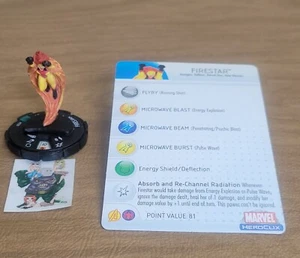=HeroClix Marvel WEB OF SPIDER-MAN Firestar 020 con tarjeta = - Imagen 1 de 1