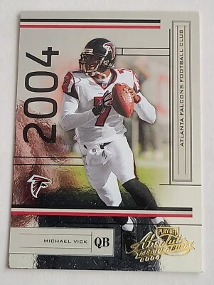 2004 PLAYOFF ABSOLUTE MICHAEL VICK FALCONS #5 - Image 1 of 2