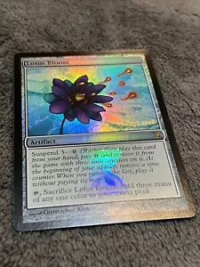 MTG Lotus Bloom Time Spiral #259/301 Promo Foil Pre-Release NM - Picture 1 of 2