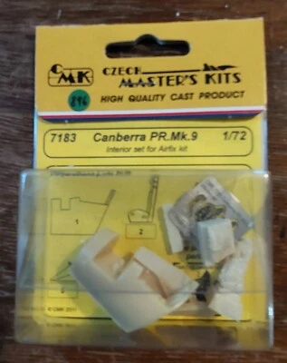 CMK 7183 Canberra PR.Mk.9 Interior set for Airfix kit 1/72 NUOVO - Immagine 1 di 3