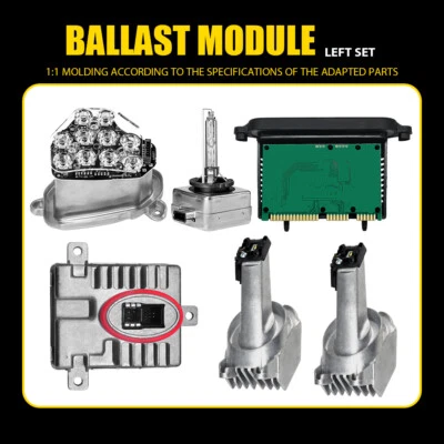 LH Xenon Ballast LED Bulb Module For 2011-2013 BMW 528i 535i 550i M5 63117237647 Foto 1 de 4