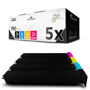5x Printer Cartridges F, Shirt R Konica Minolta C552DS C652 C552 C652DS TN-613 - Picture 1 of 5
