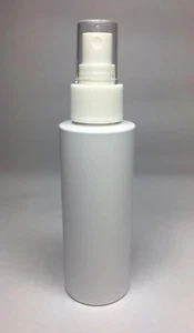 100ml Plastic White Cylindrical Bottles & White Atomiser 20/410 Neck ANY AMOUNT - Picture 1 of 1
