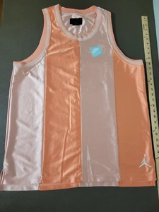 Jordan Jumpman Jersey XL Pink White Tank Top Basketball - Picture 1 of 7