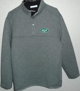 Felpa Tommy Bahama NEW YORK Jets reversibile Medium NUOVA - Foto 1 di 4