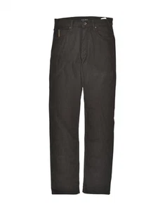 ARMANI JEANS Womens Slim Casual Trousers W28 L32 Grey Pinstripe Cotton BJ62 - Picture 1 of 3