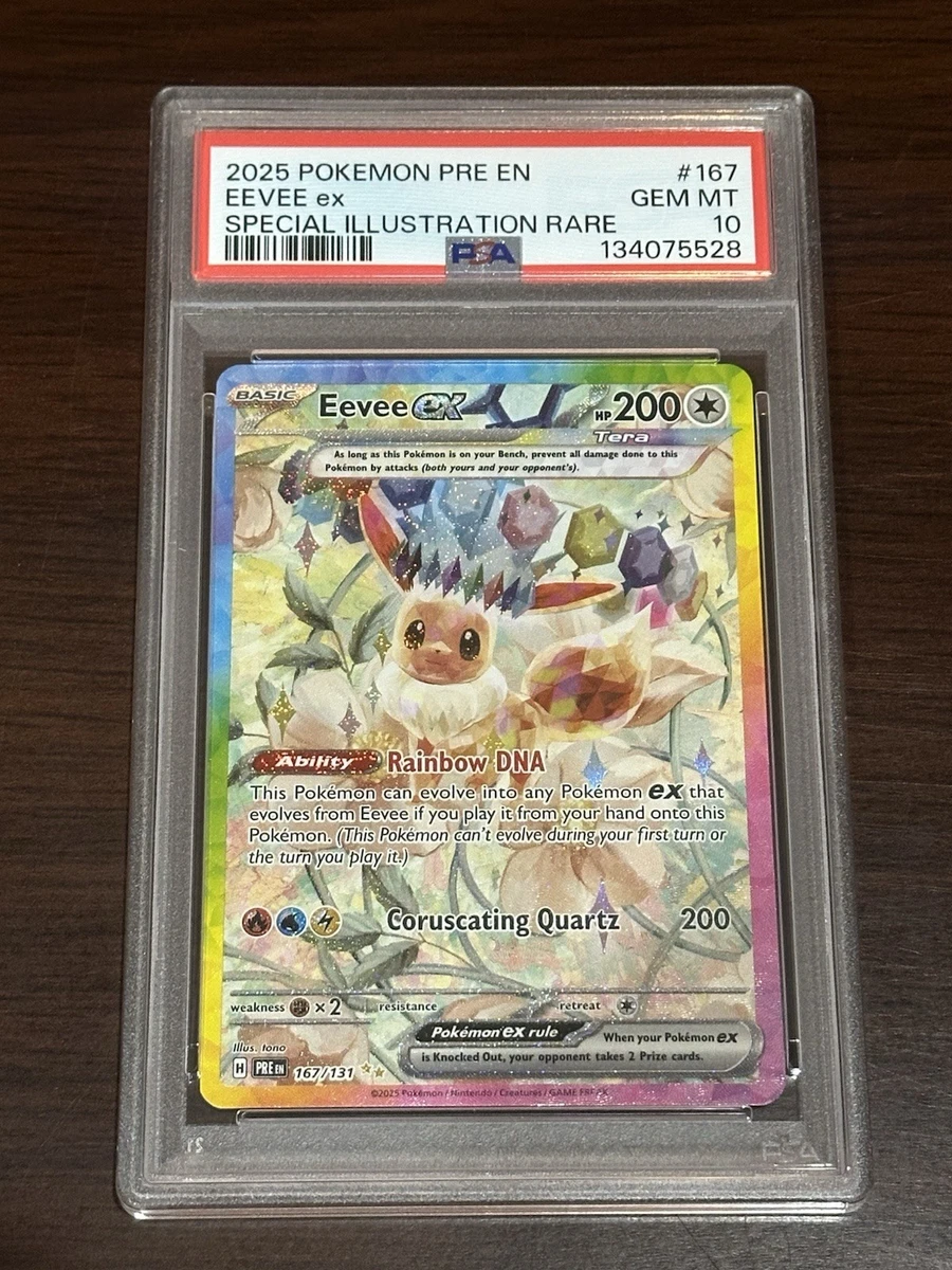 Eevee Pokémon TCG Professional Sports Authenticator (PSA) Grade 10