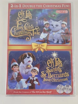 Elf On The Shelf Pets Fox Cubs Christmas Tale / Santa’s St Bernards Save DVD New - Image 1 of 4