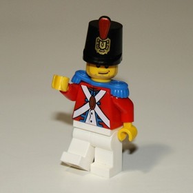 LEGO Pirates II Imperial Soldier 6239 6243 Red Coat Minifigure