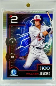 Walker Jenkins RARE ROOKIE REFRACTOR BOWMAN CHROME INVESTMENT SSP TWINS ROY MINT - Picture 1 of 1